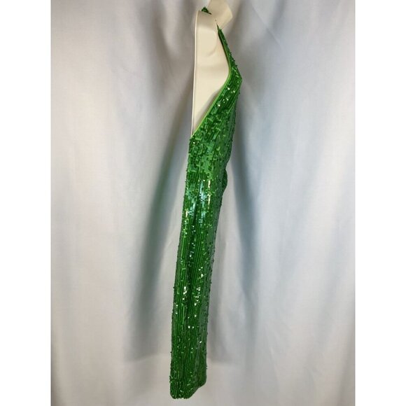 NWT Ronny Kobo Green Sequin Alix Maxi Dress $578 - Picture 10 of 14